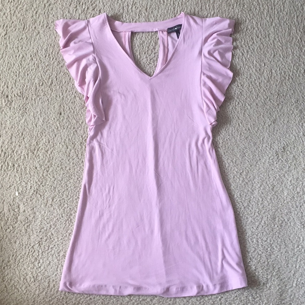 *NWOT* Ruffled Pink Dress